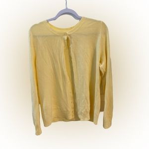 Croft and Barrow Yellow Cardigan (L)